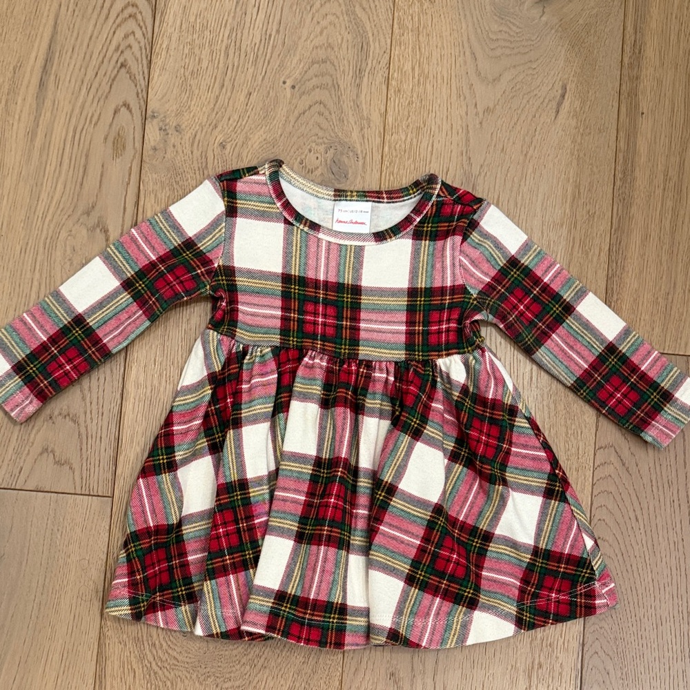Hanna Andersson Plaid Long Sleeve Kids Dress